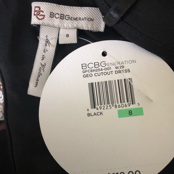 NWT BCBGeneration Strapless Cocktail Dress - Picture 4 of 4